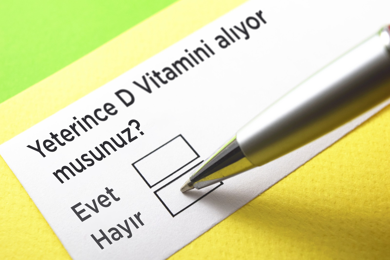 Yeterince D Vitamini Alyor Musunuz?